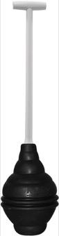 Toilet Bowl Plunger Ergonomic Grip Handle, Ideal For Unclogging Toilet ...